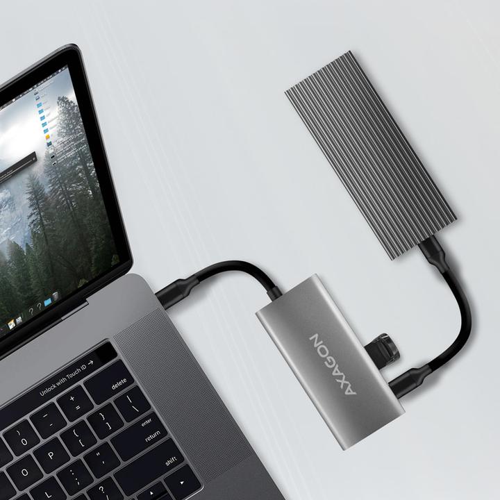 Actual product image Axagon HMC-4G2 (USB-C, 4 ports)