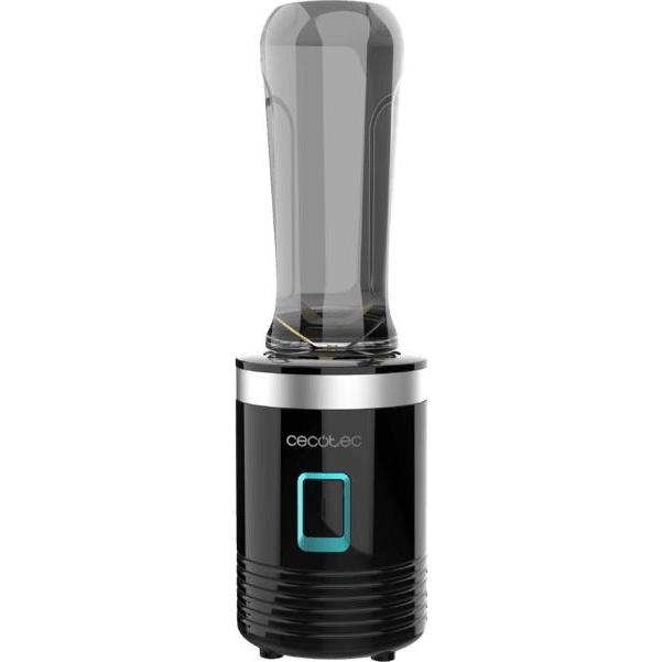 Cecotec Power Mixer Titanium 350 Easygo, Frullatore A Bicchiere, Nero