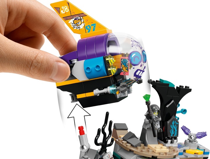 Actual product image LEGO J. B.'s submarine (70433, LEGO Hidden Side)