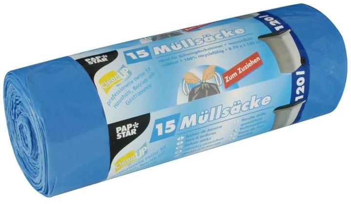 Produktbild Papstar Kehrichtsack 120 l, 15 Stück (15 x, 120 l)