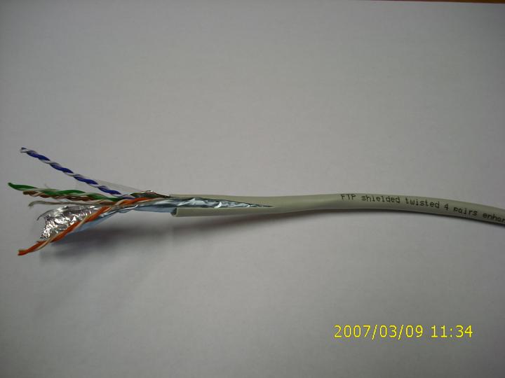 Productafbeelding Opticord ST-SC, 62,5/125 glasvezelkabel Oranje (FTP, CAT5e, 305 m)
