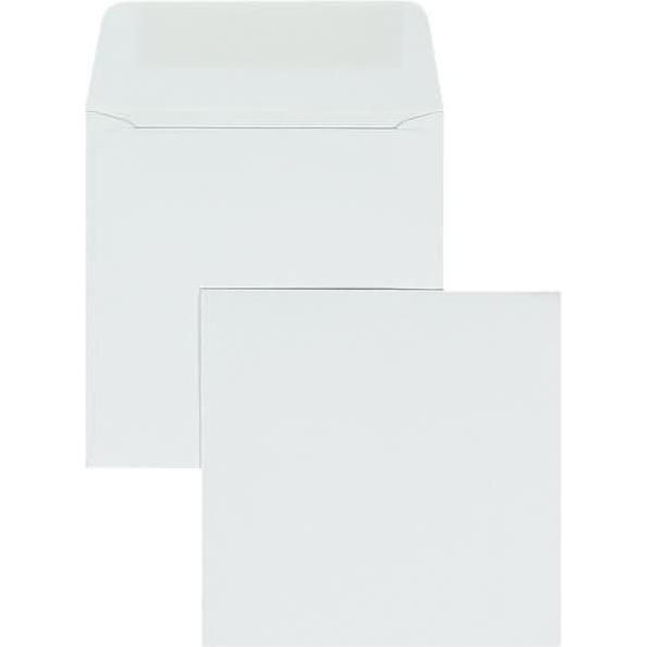 Blanke, Briefumschlag, Briefumschläge 140x140mm 100g/qm gummiert VE=100 Stück weiss (100 x)