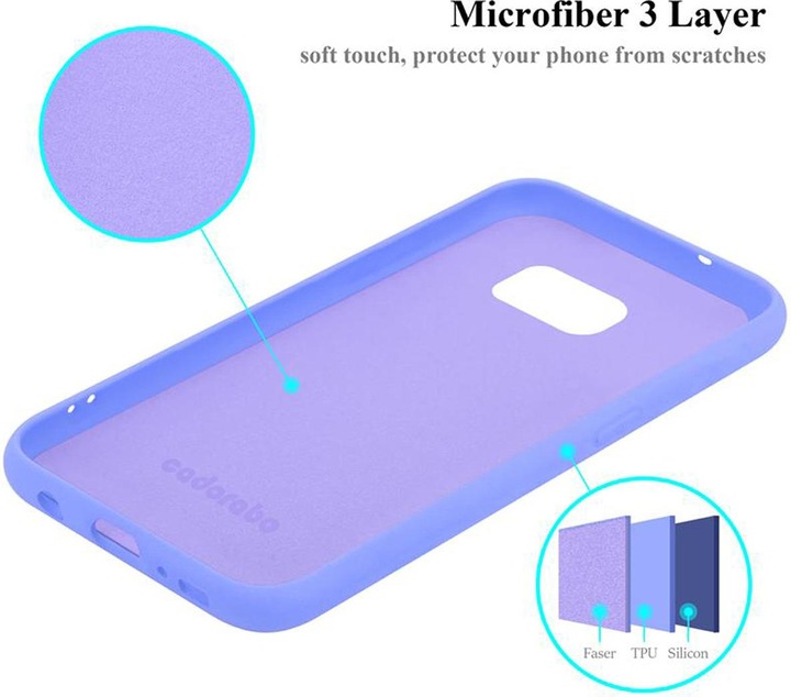 Produktbild Cadorabo TPU Liquid Silicone Case Cover (Samsung Galaxy S7 Edge)