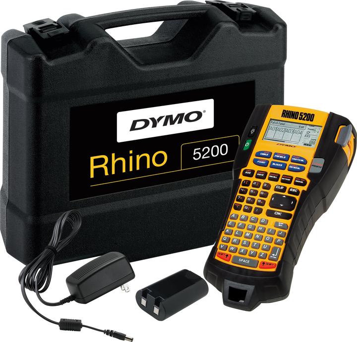Dymo Etikettendrucker RHINO 5200 KitCase (UK) (180 dpi)