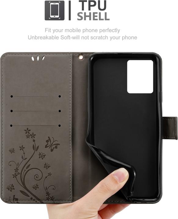 Image du produit Cadorabo Étui Flower Book pour Realme 9 4G / 9 PRO+ (Realme 9 4G, Realme 9 Pro Plus)