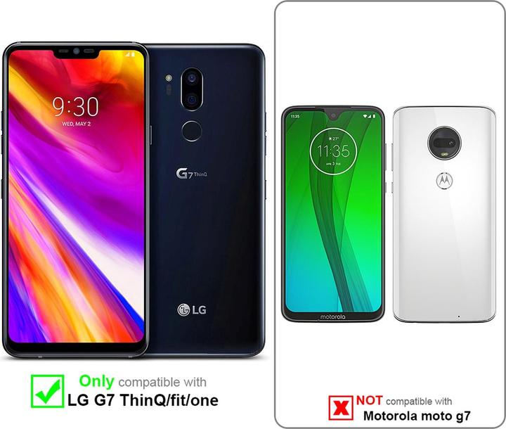Image du produit Cadorabo Couverture TPU givrée (G7 ThinQ, LG G7 Fit, OnePlus X)
