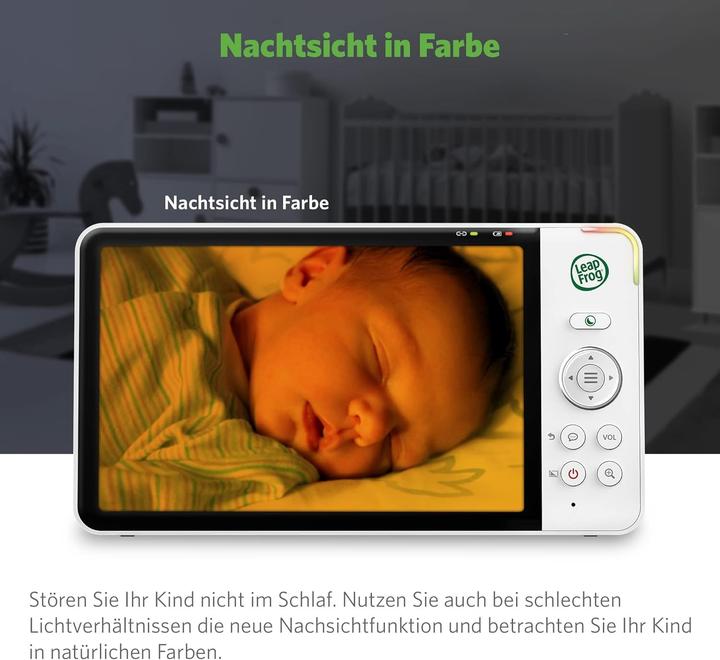 Produktbild Leapfrog Smartes Video-Babyphone LF815HD (Babyphone mit Kamera, 300 m)