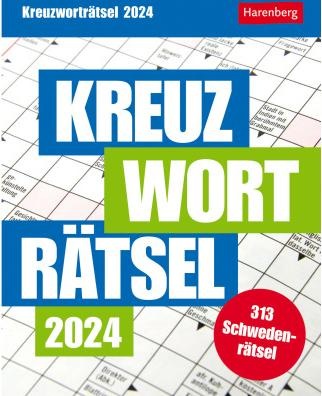 Produktbild Harenberg Kreuzworträtsel Tagesabreisskalender 2024 (A5, Deutsch)
