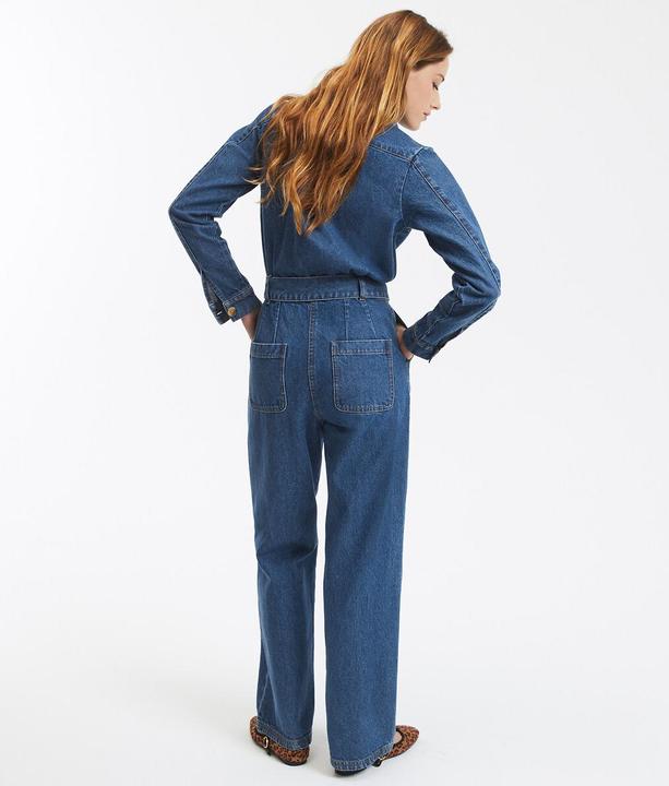 Actual product image La Redoute Collections Signature CORALIE denim jumpsuit (44)