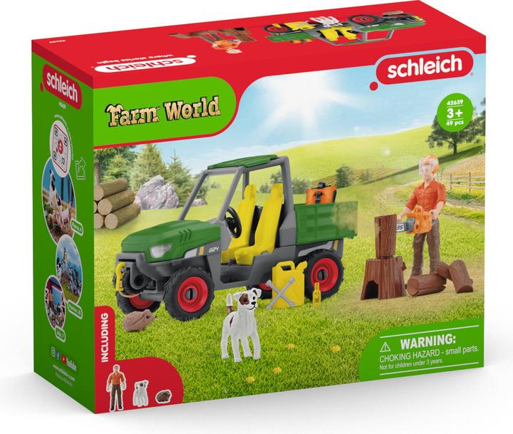Image du produit Schleich Sylviculteur avec véhicule