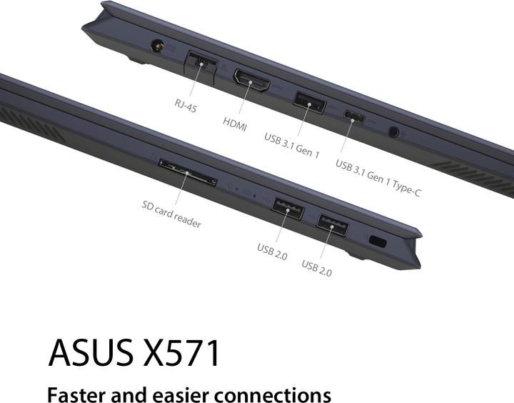 Actual product image ASUS GamingBook X571GT-AL101T (15.60", Intel Core i7-9750H, 16 GB, 512 GB, CH)