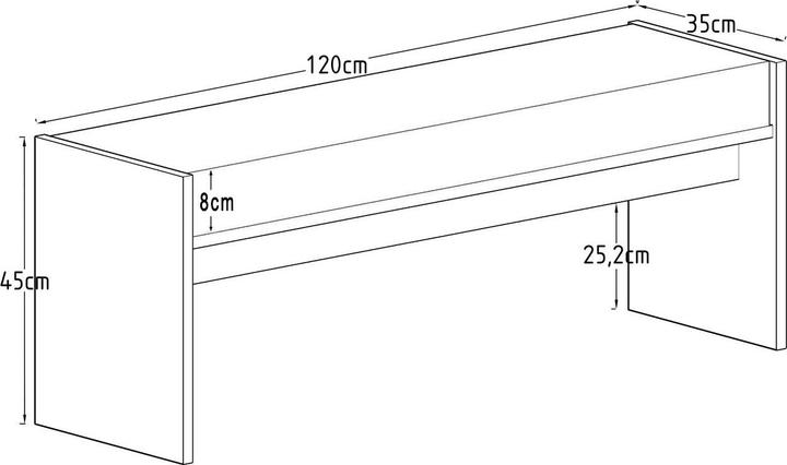 Image du produit Atelier del Sofa Pearl Bench (120 cm)