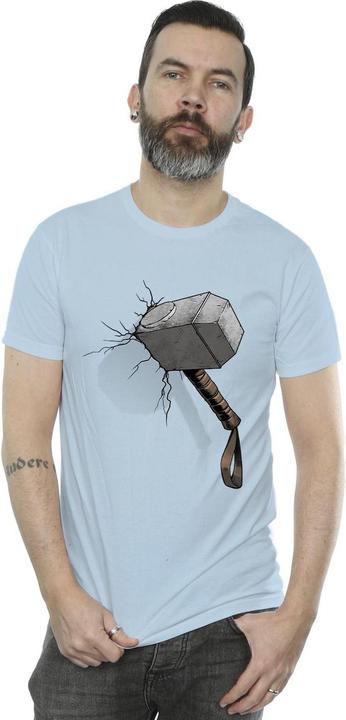 Produktbild Marvel Thor Hammer Crack TShirt (XL)