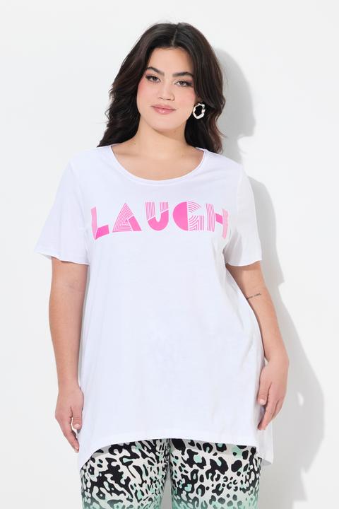 Immagine prodotto Angel of Style T-Shirt, A-Linie, leuchtender Schriftzug LAUGH (54)