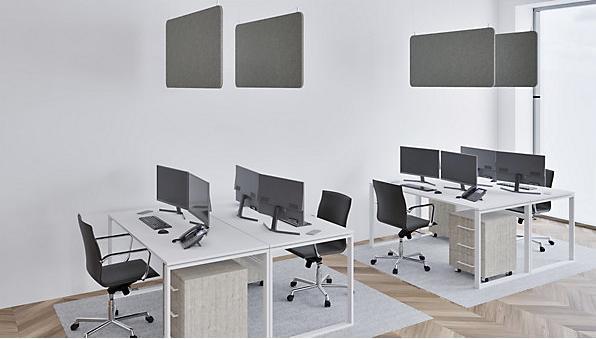 Produktbild eurokraft basic Akustik-Deckenplatte (120 x 60 cm)