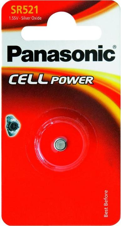Actual product image Panasonic Silver Oxide SR521 (1 pcs., SR63, 17 mAh)
