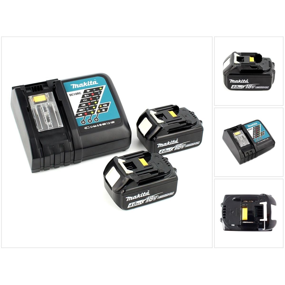 Makita, Batteria + Caricatore, Kit di alimentazione (18 V)