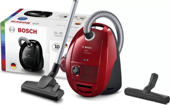 Actual product image Bosch Hausgeräte GL-30 Staubsauger BSGL 3X22HF Rot