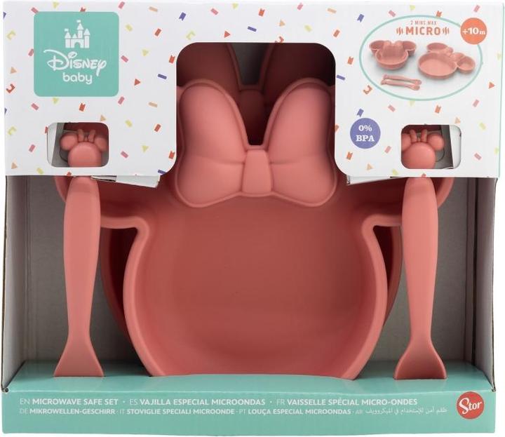 Actual product image Stor Disney Baby - Minnie Mouse - 4-piece crockery set for toddlers in gift box