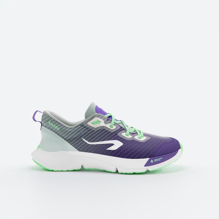 Produktbild Kiprun Laufschuhe Kinder Drop 0 - KN500 grün/schwarz (37)