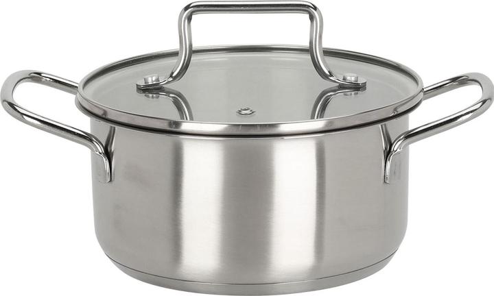 Actual product image Excellent Houseware 7-piece saucepan set (Pan set + pot set, Stainless steel)