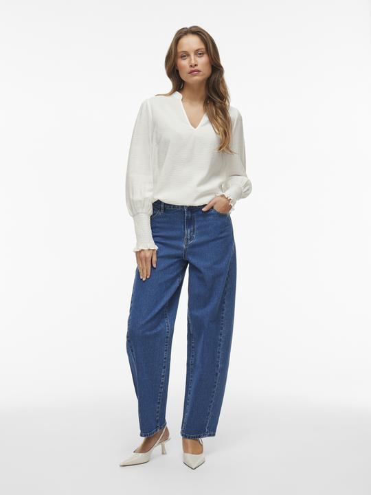 Image du produit Vila V-Ausschnitt Oberteil mit langen Ärmeln (40)