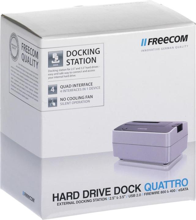 Actual product image Freecom Hard Drive Dock Quattro, docking station for SATA