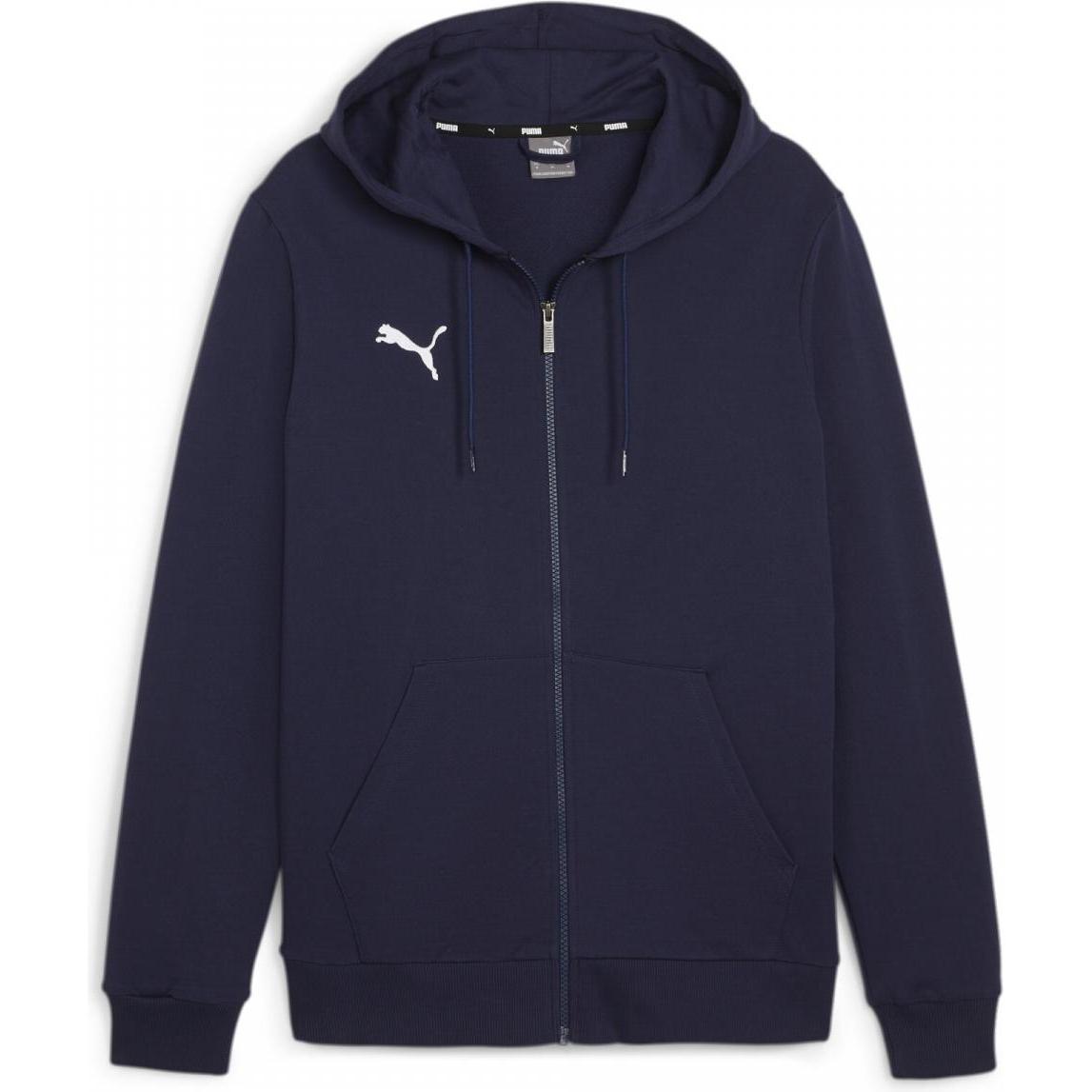 Puma, Jungen, Pullover, teamGOAL Casuals Hooded Jacket Jr, Blau, (128)