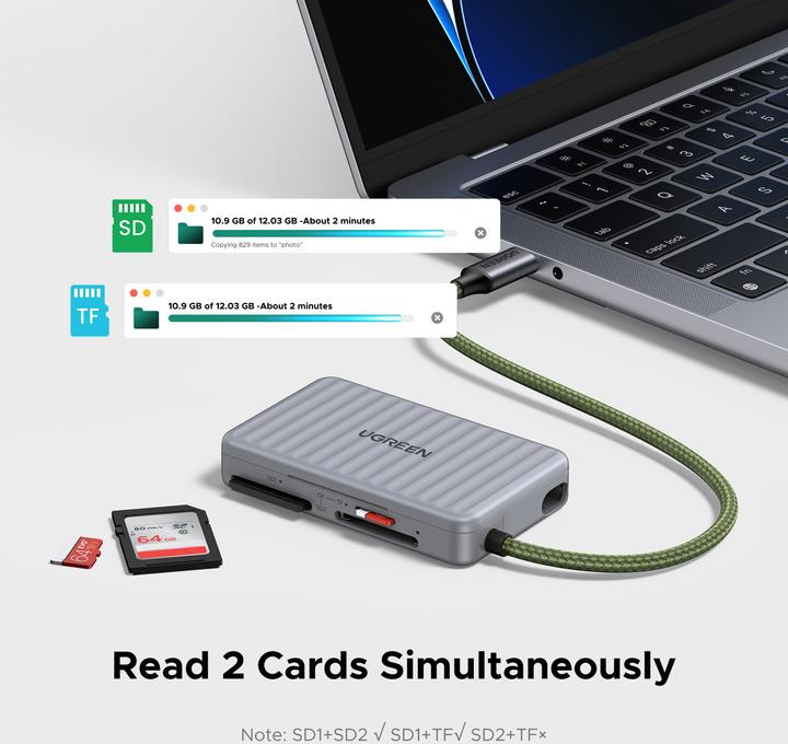 Actual product image Ugreen Card Reader (USB-C)