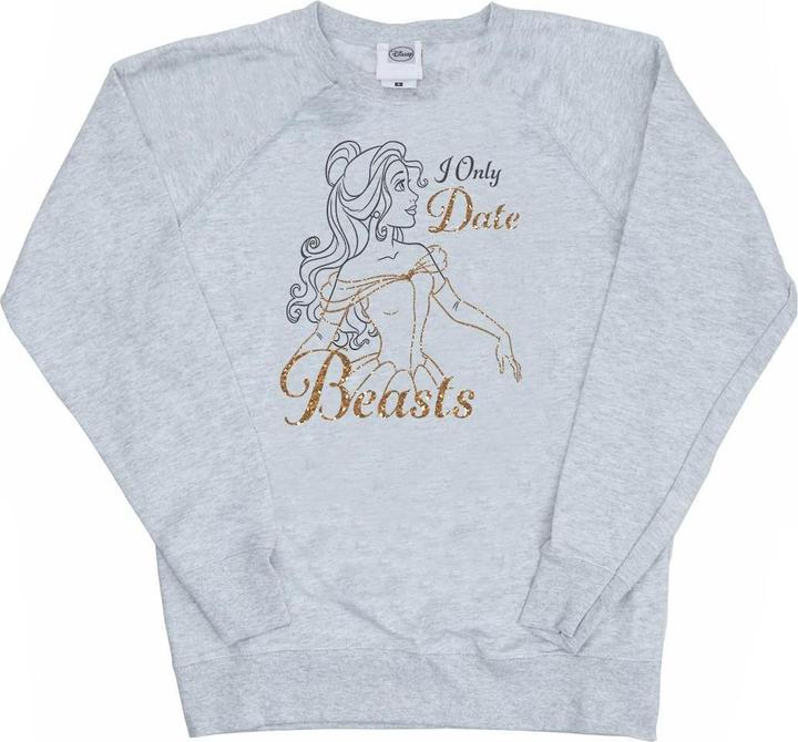 Actual product image Disney Princess Womens/Ladies Belle I Only Date Beasts Sweatshirt (S)