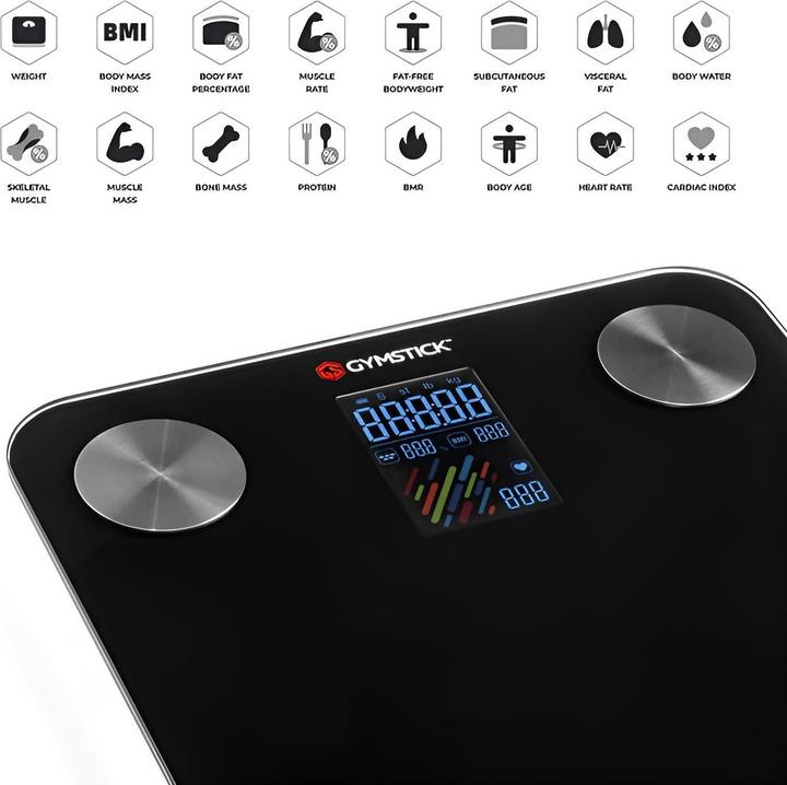 Actual product image Gymstick Intelligente Körperwaage (180 kg)