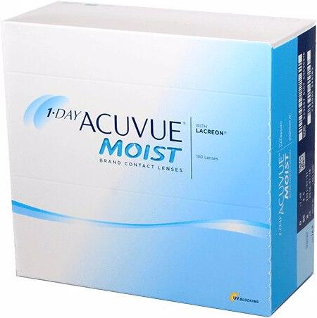 Produktbild Acuvue Moist (-5.5, Tageslinse, 180 Stück, Sphärisch)