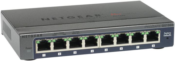 Image du produit Netgear Gs108e-300pes (8 Ports)