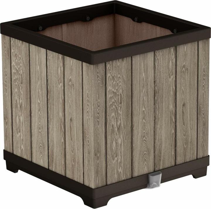Keter Donica ogrodowa w kolorze ashwood 262635 (45.50 x 45.50 x 45.50 cm)