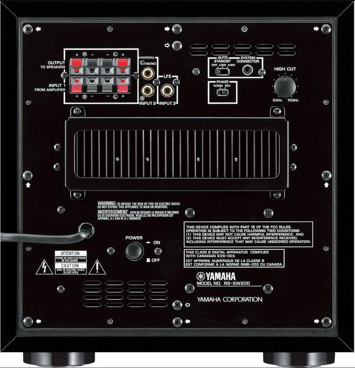Actual product image Yamaha Ns-Sw200 (1 pcs., 130 W)