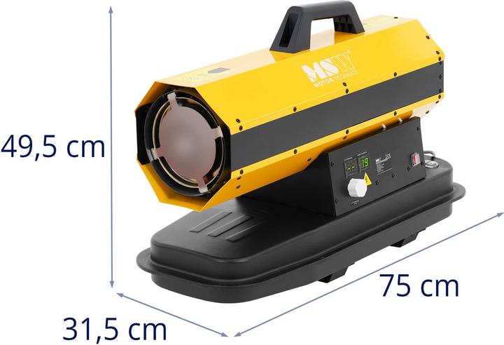 Actual product image MSW Diesel Heater - 20 kW - 18 l