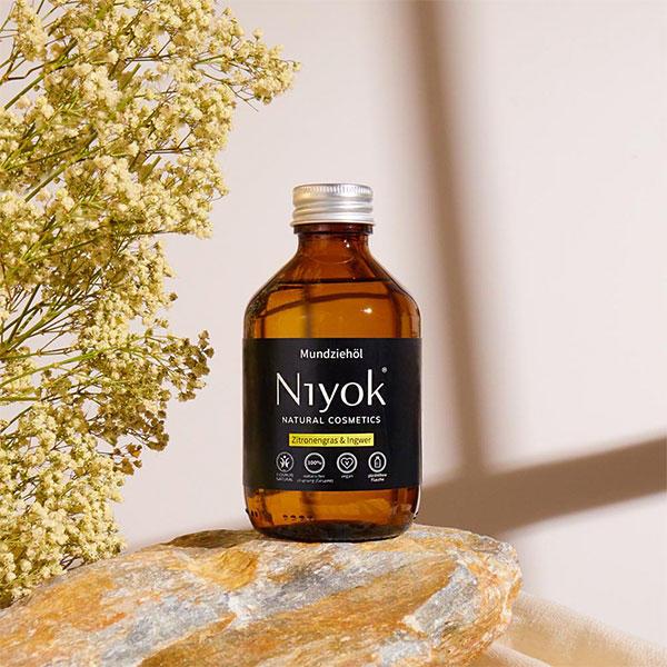 Image du produit Niyok Huile de bouche citronnelle et gingembre 200 ml (200 ml, Bains de bouche)