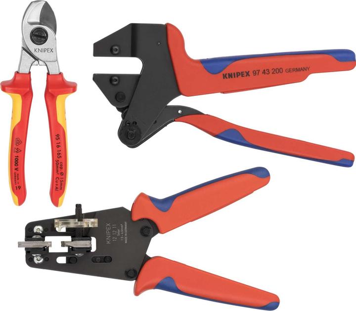 Actual product image Knipex Tool Case for Photovoltaics (3 pieces)