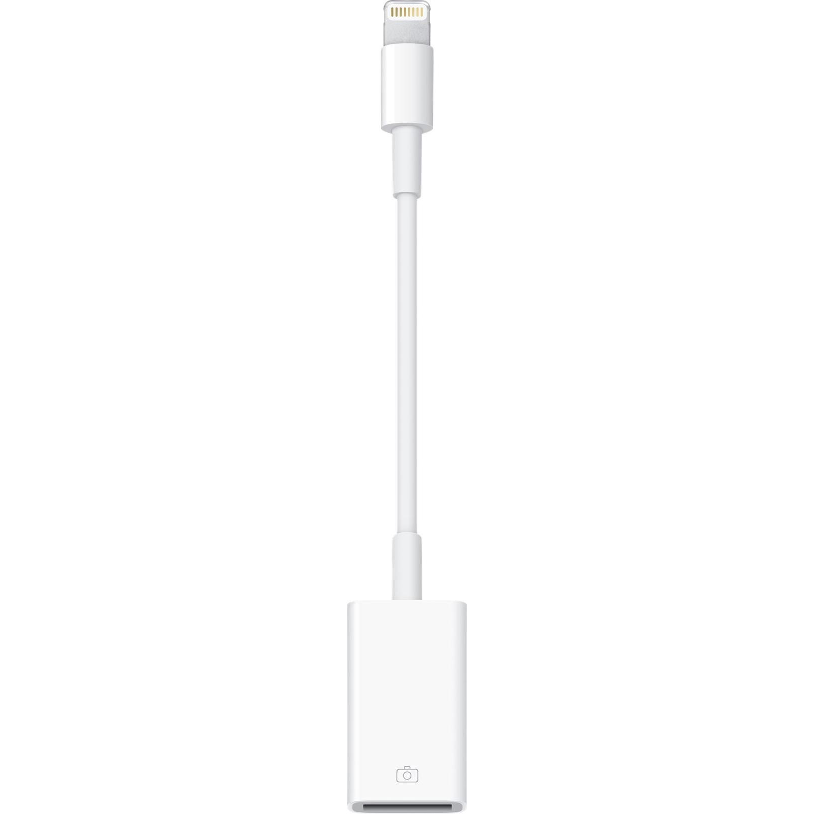 Apple Lightning auf USB Kamera-Adapter (Lightning, USB 2.0), Mobilgerät Adapter, Weiss