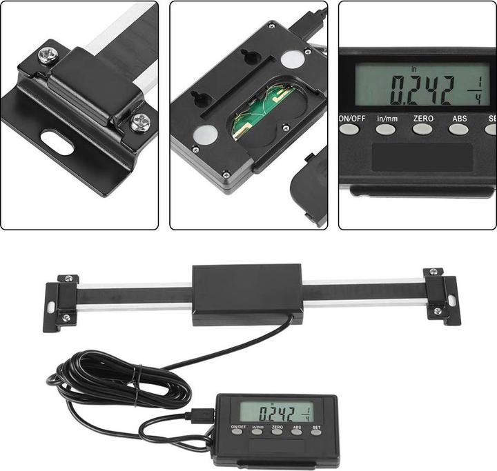 Immagine prodotto Vikye Linearmassstab mit Digitalanzeige (15 cm)