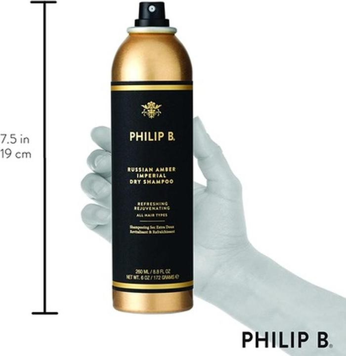Image du produit Philip B. Ambre russe - Shampooing sec impérial (Shampoing sec, 260 ml)