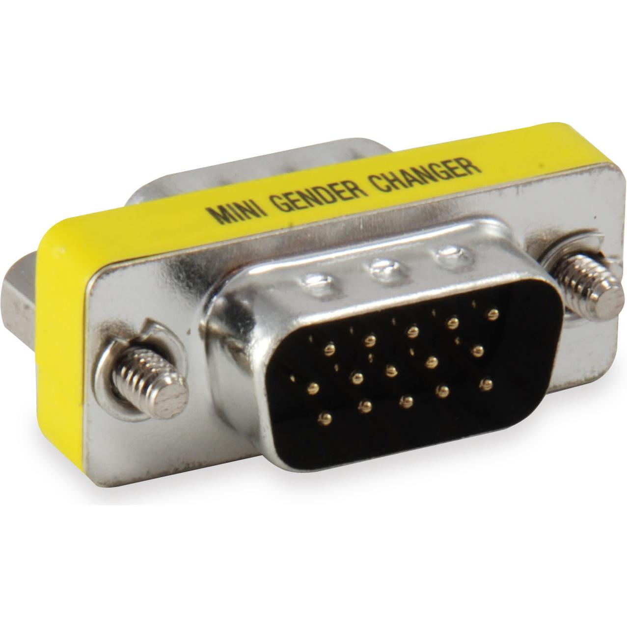 equip VGA Gender Changer (VGA, 3.10 cm), Data + Video Adapter, Gelb