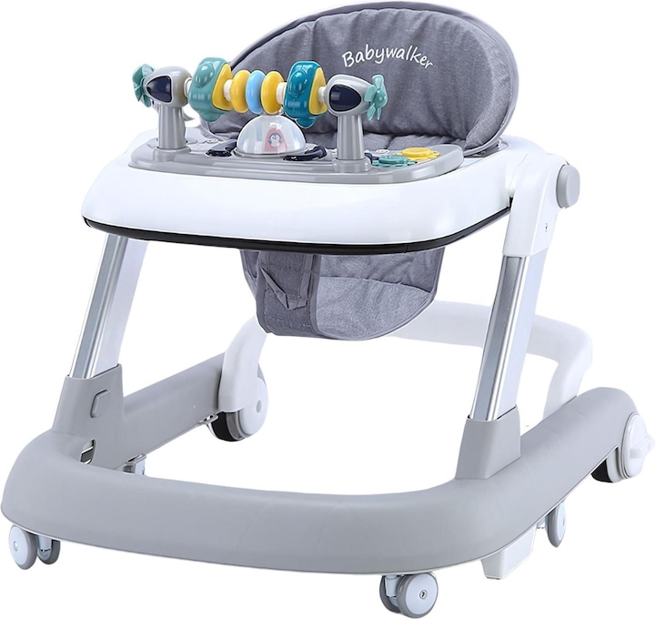 Hermex Lauflernhilfe Baby Walker Lauflernwagen Laufwagen Gehfrei Laufhilfe Kleinkinder