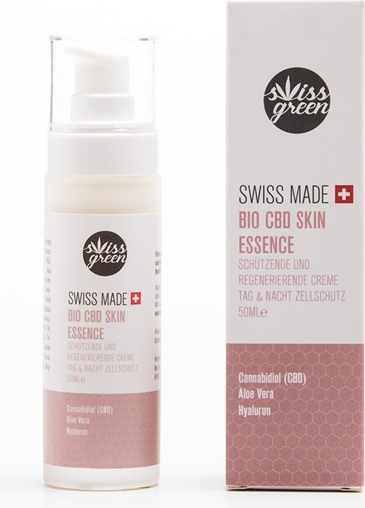 Produktbild My Swiss Green Gesichtscrème Bio CBD Skin Essence 50 ml (50 ml, 24h Creme)