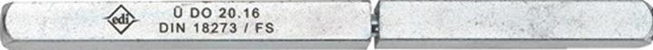 Actual product image EDI Panic pin type Q square 9 x 124 mm split solid pin