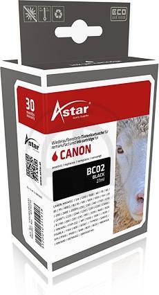 Produktbild Astar Schwarz - Druckkopf mit Patronennachfüllung (Alternative zu: Canon BC-02) (BK)