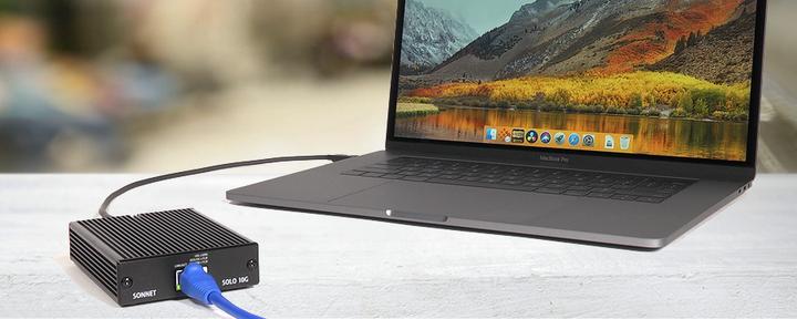 Actual product image Sonnet Solo 10G TB3 to 10GB Base-T (Thunderbolt 3, RJ45 (1x))