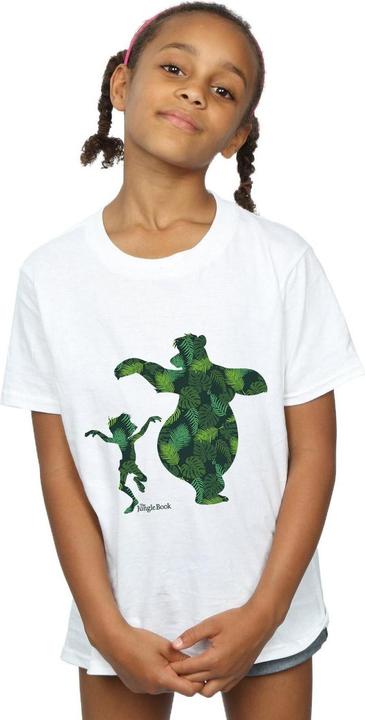 Actual product image Disney Girls Mowgli And Baloo Dance Cotton T-Shirt (152, 158)