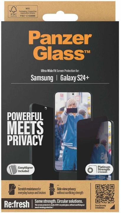 Produktbild PanzerGlass Privacy (1 Stück, Samsung Galaxy S24+)