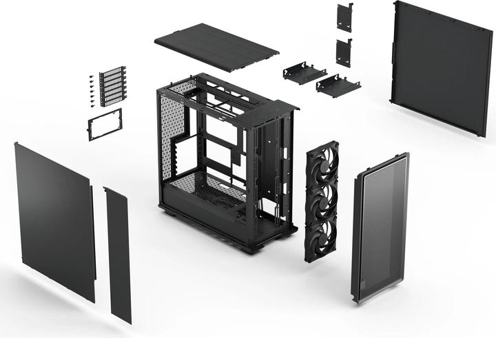 Produktbild Fractal Geh Epoch XL Black Solid (ATX, E-ATX, ITX, mATX)